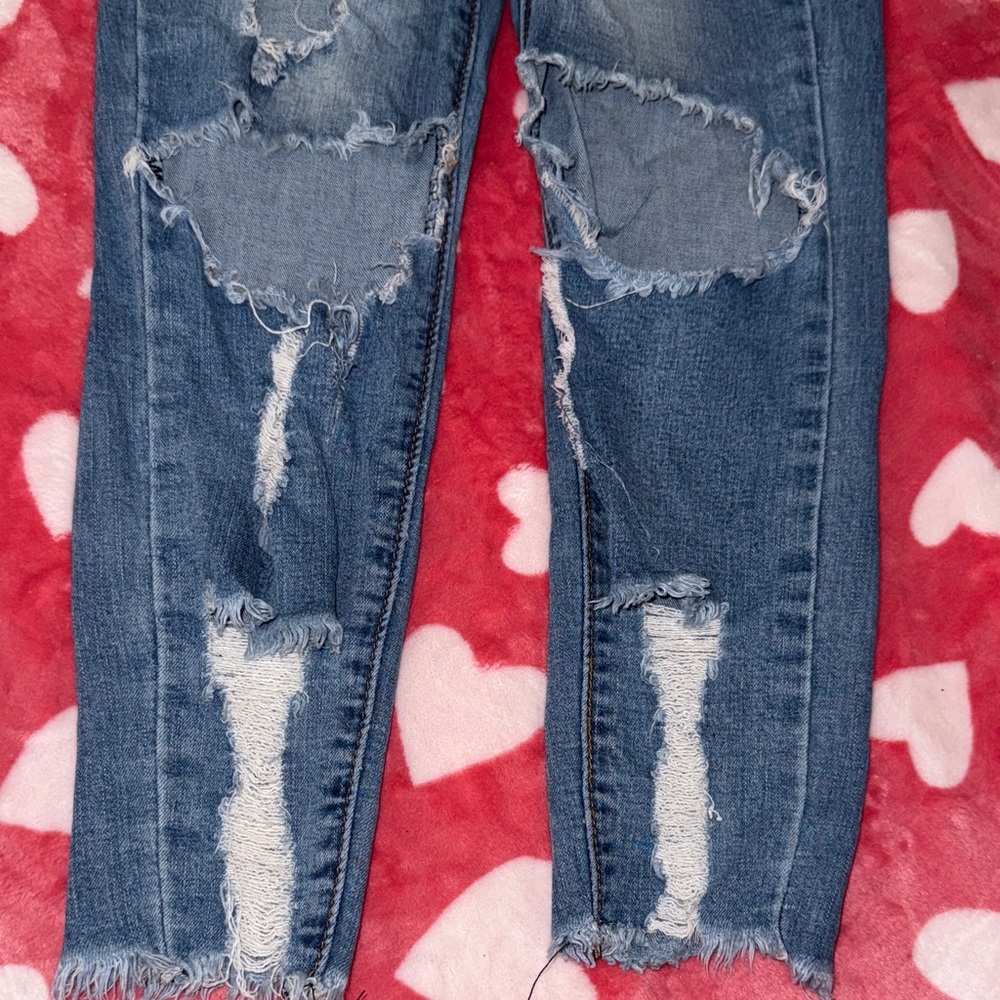SONG High Rise Distressed Jeans - Picture 2 of 4